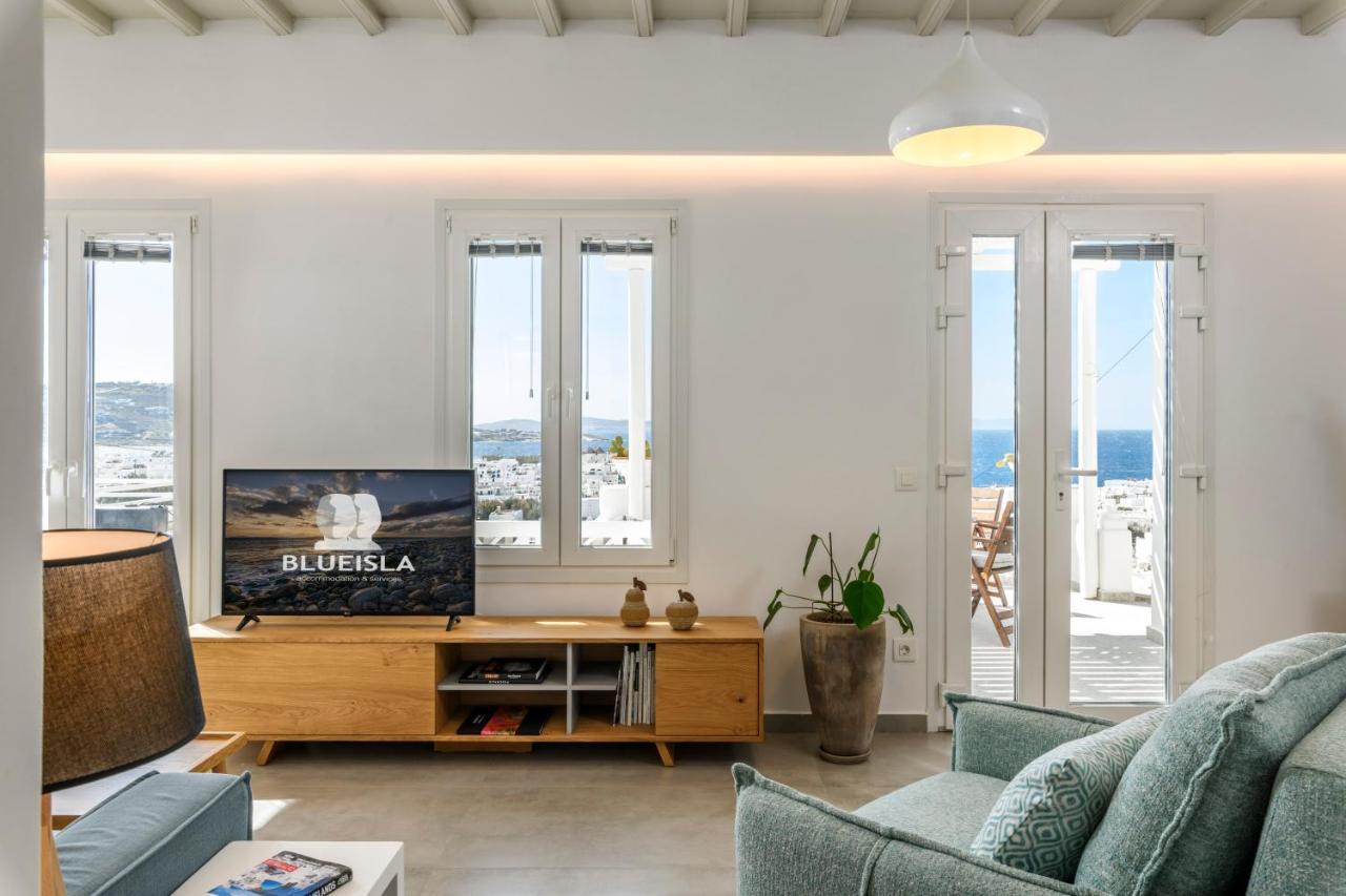 Mykonos Town Blueisla Modern Town Mykonos 빌라 외부 사진